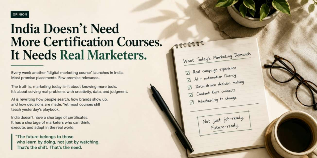 Why ZapScholar Is Rethinking How India Trains the Next Generation of Digital Marketers.