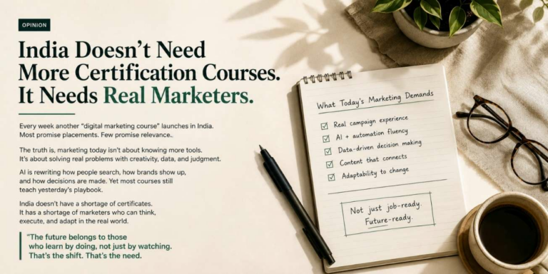 Why ZapScholar Is Rethinking How India Trains the Next Generation of Digital Marketers.
