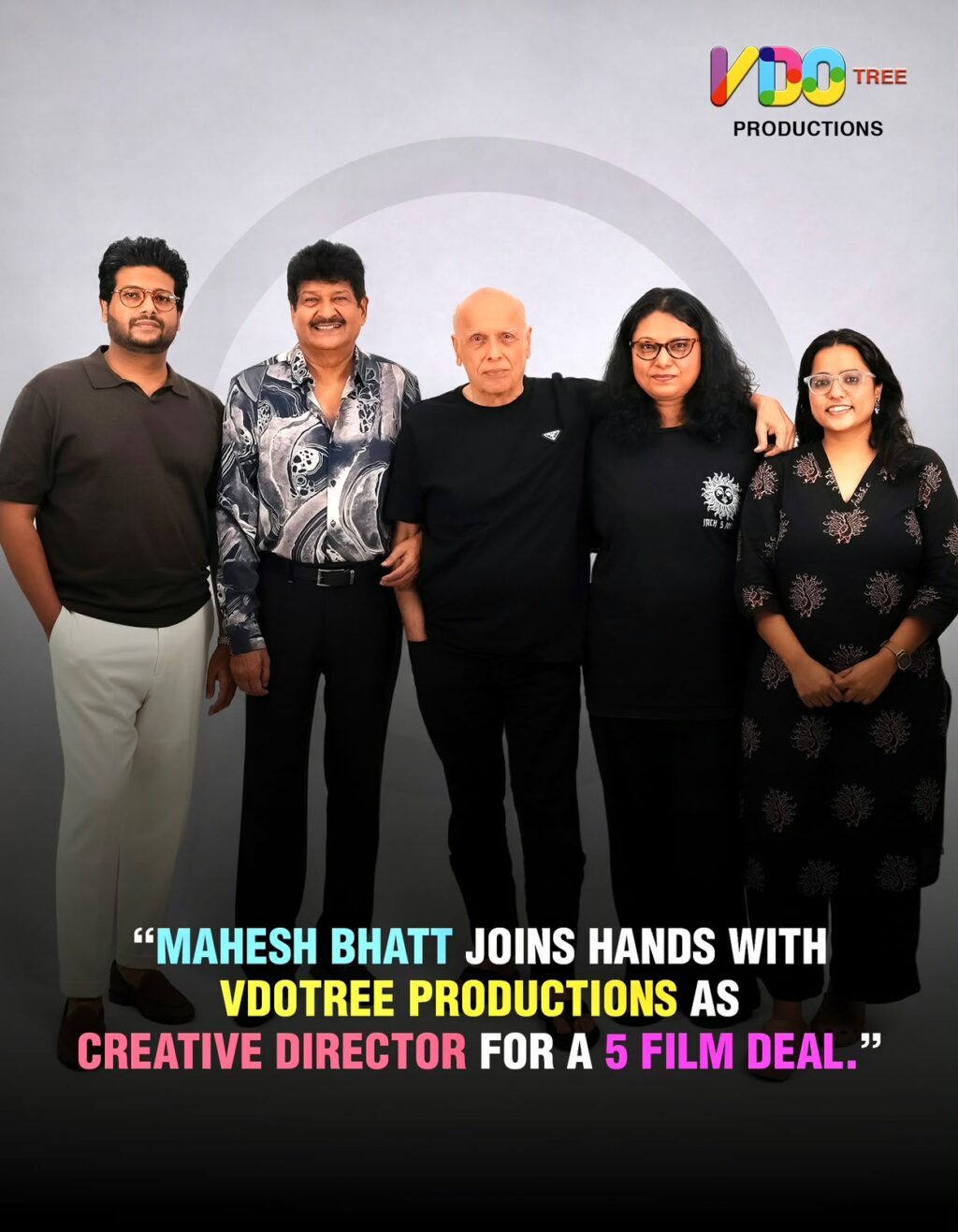 Humayun Suleman Delivers Landmark Breakthrough: Mahesh Bhatt Signs Historic 5-Film Deal as Creative Director with Vdo Tree Productions