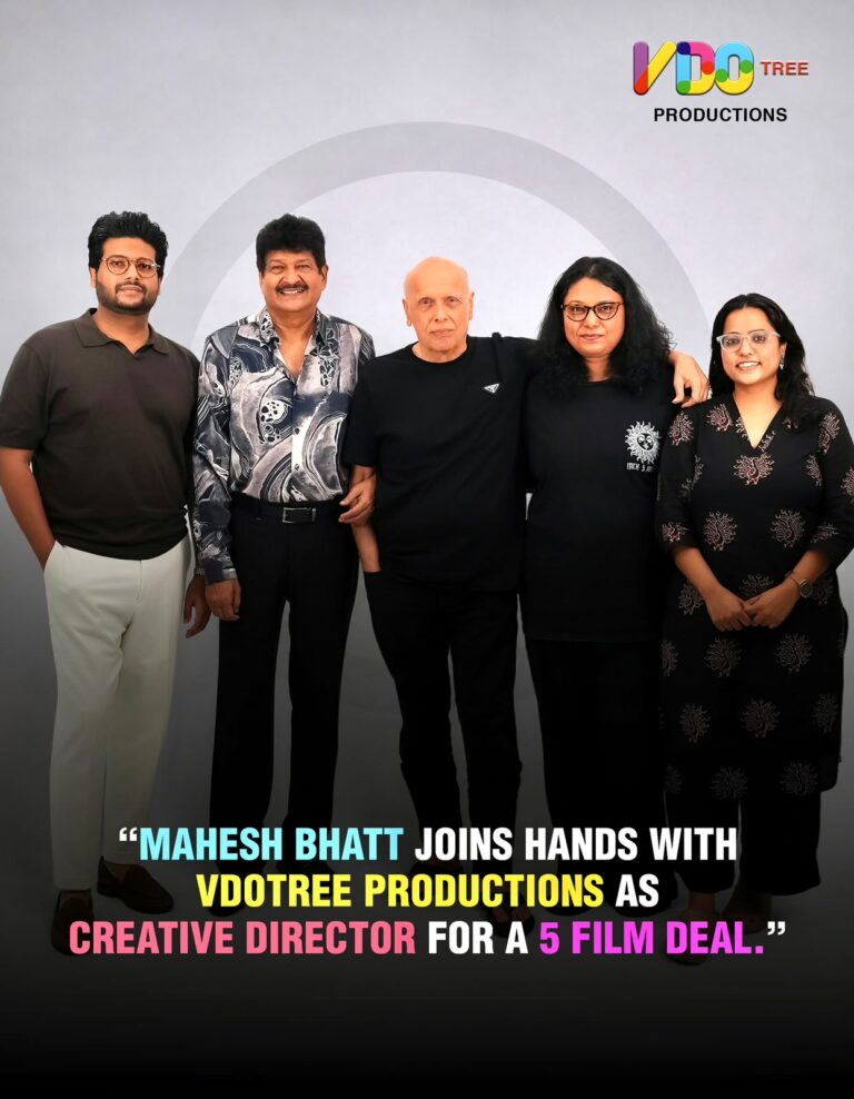 Humayun Suleman Delivers Landmark Breakthrough: Mahesh Bhatt Signs Historic 5-Film Deal as Creative Director with Vdo Tree Productions
