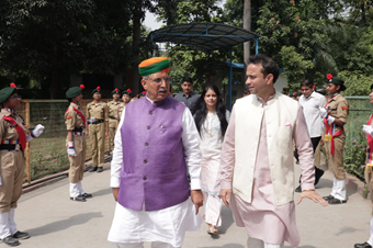 Hon’ble Union Minister for Law & Justice Shri Arjun Ram Meghwal Inaugurates Yuva Unstoppable’s 10,0001st Transformed School In the Heart of New Delhi