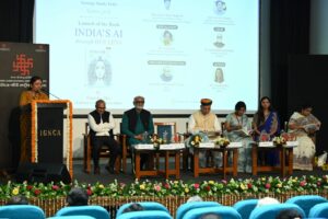 Hon’ble Ministers Arjun Ram Meghwal and Savitri Thakur Unveil India’s AI Through Her Lens by Nimisha Jha at IGNCA