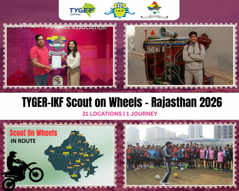 India Khelo Football Launches “TYGER-IKF Scout on Wheels – Rajasthan 2026