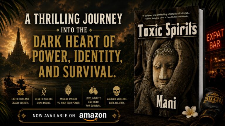 Toxic Spirits by Inderjeet Mani is a Mind-bending and Atmospheric Thriller