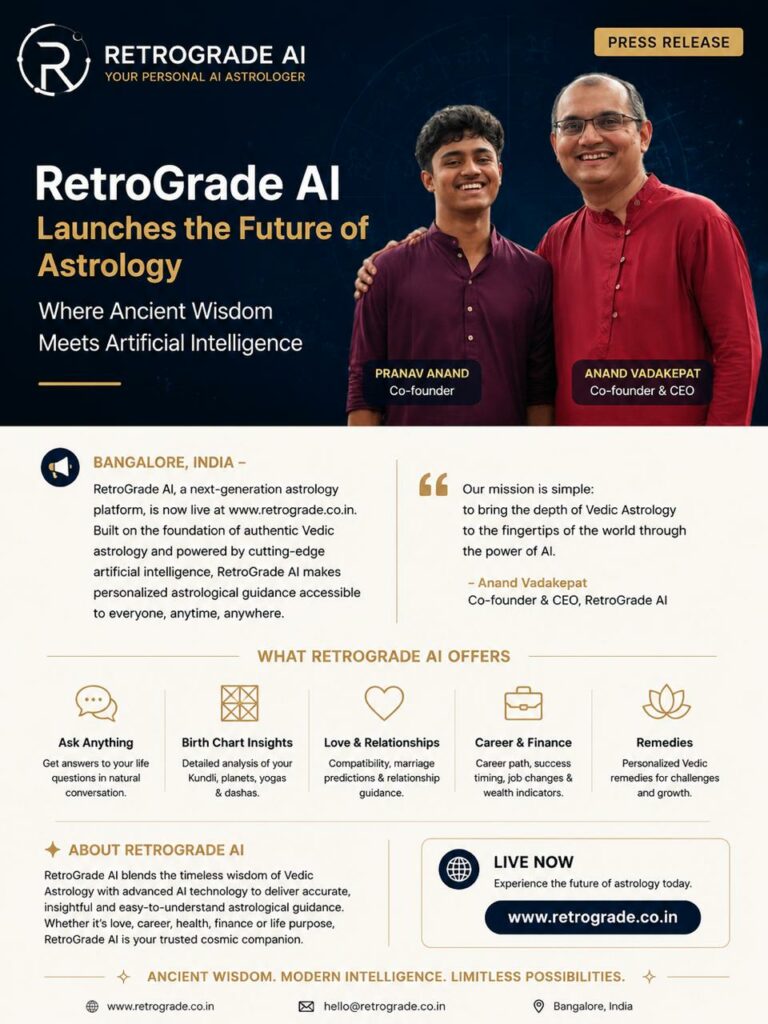 Retrograde: From a Teenager’s Question to Building India’s Most Complete AI-Driven Vedic Astrology Platform
