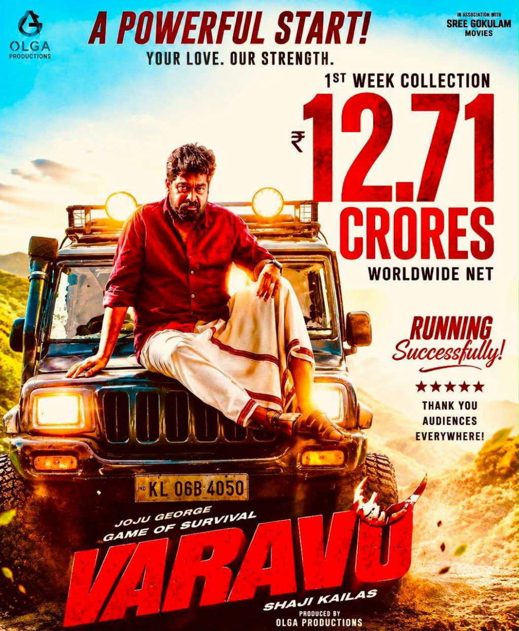 VARAVU Crosses ₹15 Crore Worldwide Gross; Surpasses Anthony with Ease, Holds Strong in Week 2
