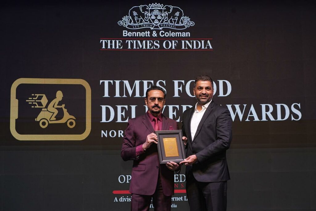 Zaama Bar Kitchen & Lounge Wins Times Food Delivery Awards – North 2026 for ‘Newcomer Multicuisine