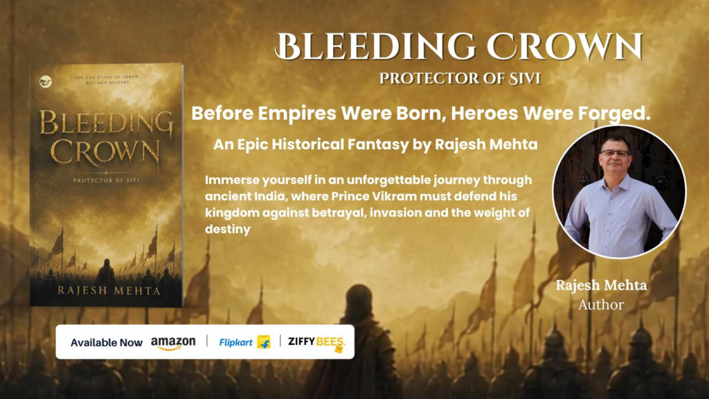 Rajesh Mehta’s Bleeding Crown: Protector of Sivi Revives Ancient India in an Epic Saga of Destiny, Honour and War