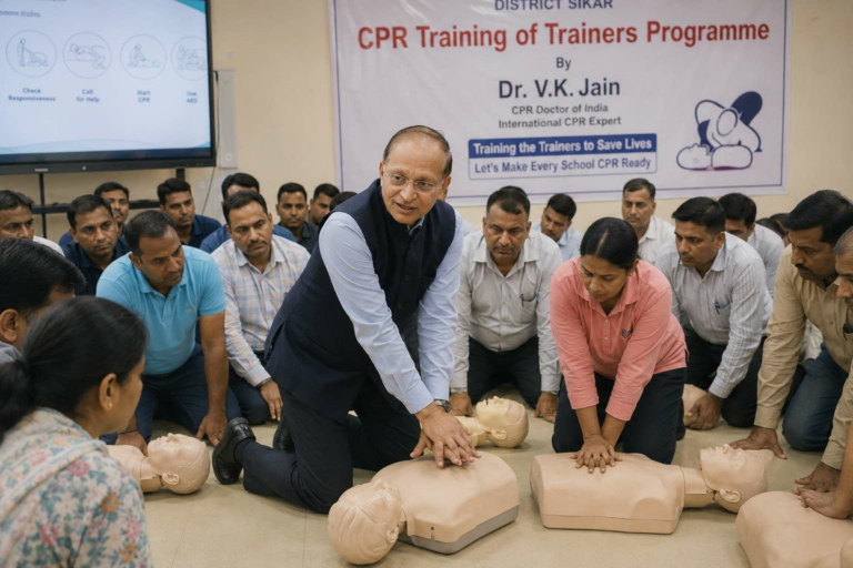 School-Based CPR Initiative in Sikar, Rajasthan Aims to Build 40 Crore CPR-Trained Citizens Towards Viksit Bharat 2047