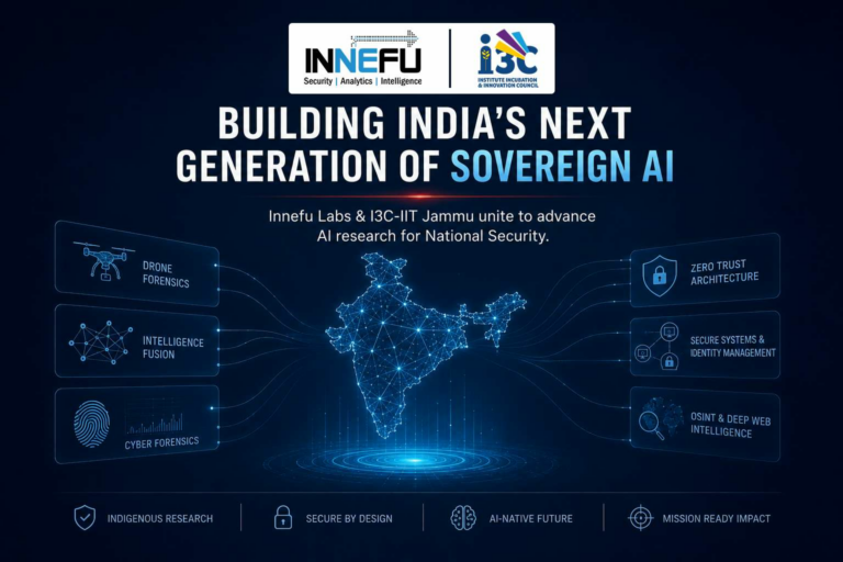 Innefu Labs Pushes the Frontier of Sovereign AI for National Security with I3C-IIT Jammu Research Alliance