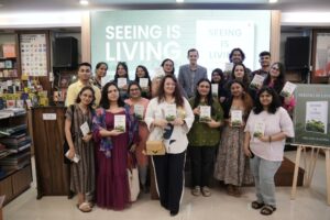 Anurag Sharma Launches Seeing is Living at Title Waves, Mumbai