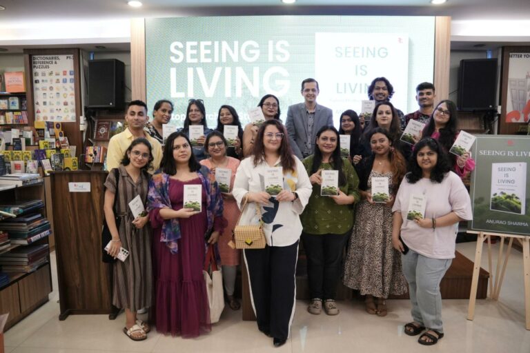 Anurag Sharma Launches Seeing is Living at Title Waves, Mumbai