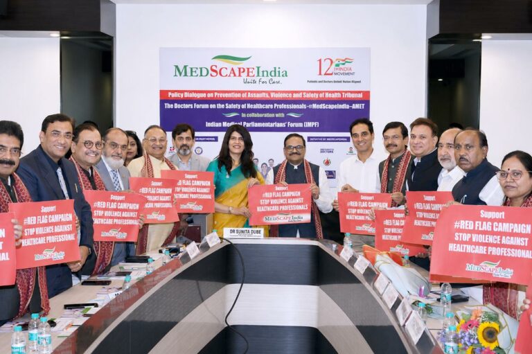 MPs in Solidarity with MedscapeIndia Demand National Provision for Safety and Dignity of Healthcare Professionals