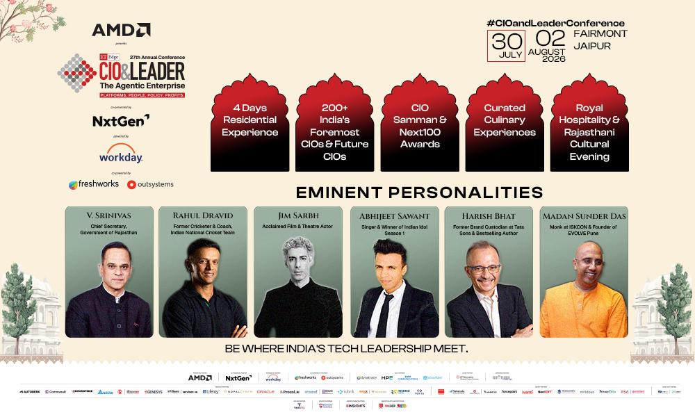 27th ET Edge CIO&Leader Conference to Bring Together 250+ of India’s Top Technology Leaders to Shape the Agentic AI Roadmap