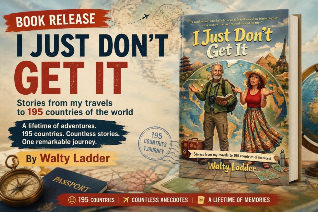 From Newcastle to Every Nation: Walty Ladder Publishes Memoir Inspired by His Journey to All 195 Countries