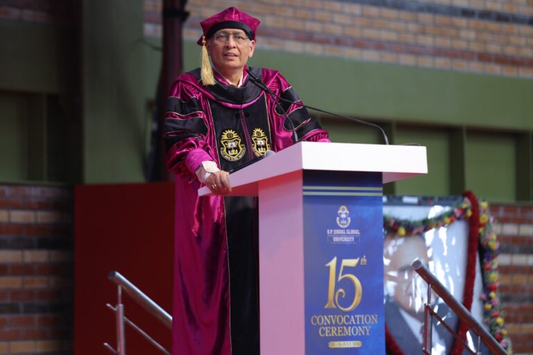 Future Lawyers Must Become Innovators: Dr. Abhishek M. Singhvi at JGU’s 15th Convocation