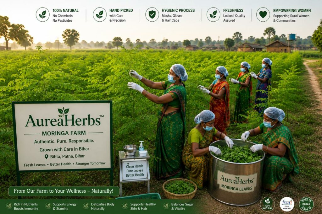 From Bihar’s Farms to India’s Wellness Industry: How Women-Led AureaHerbs is Building a Premium Moringa Brand