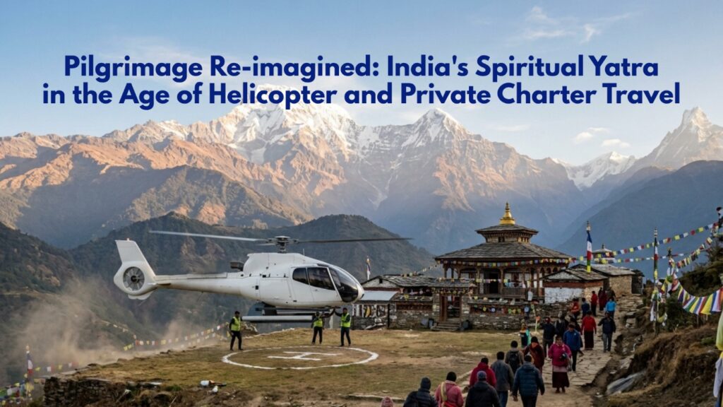 Pilgrimage Re-imagined: India’s Spiritual Yatra in the Age of Helicopter and Private Charter Travel