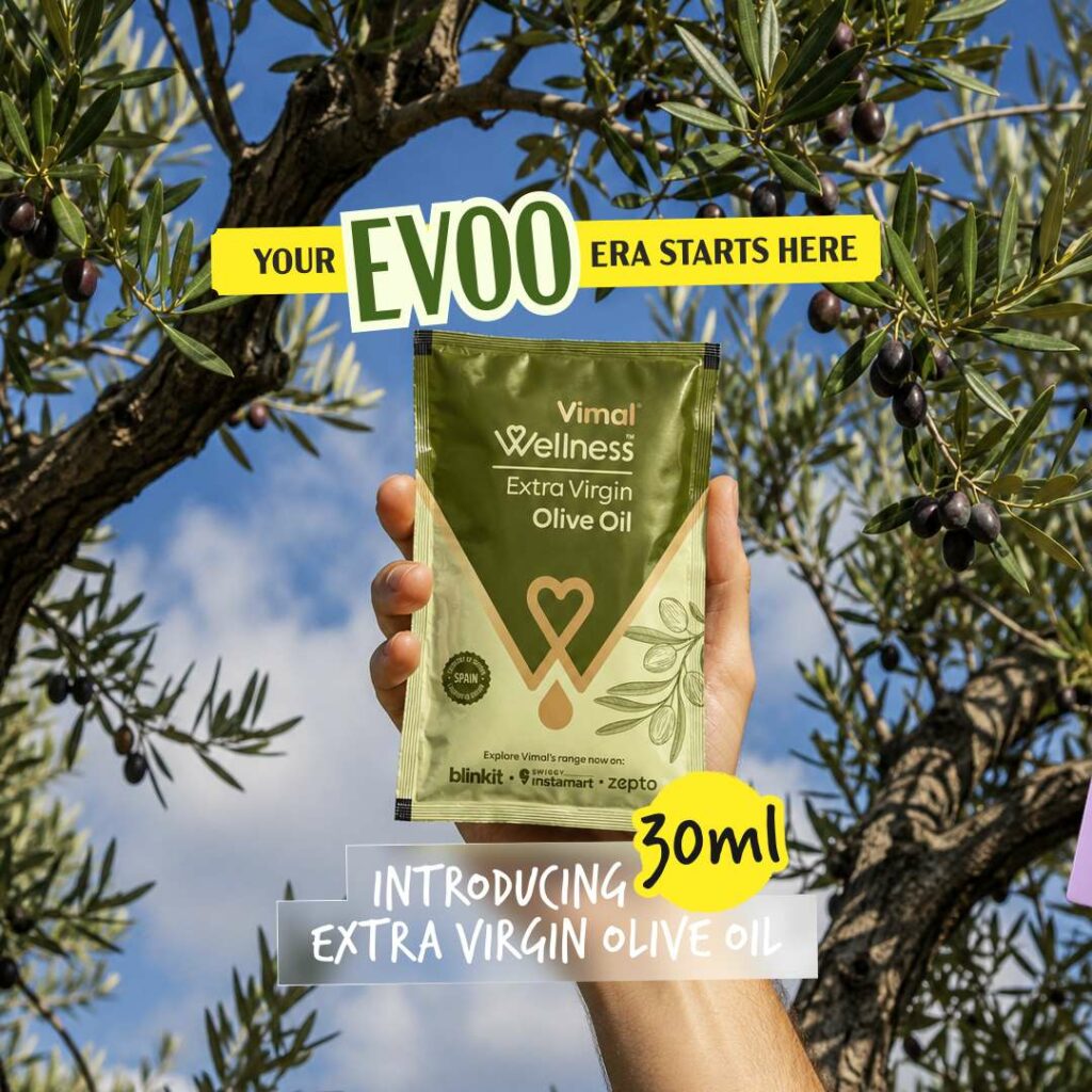 A First for India: Vimal Wellness Launches India’s First 30ml Extra Virgin Olive Oil Pouch, Exclusively on Zepto