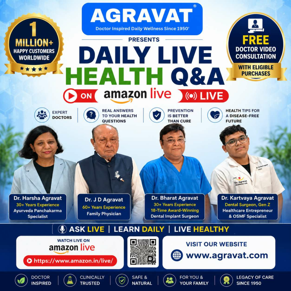 AGRAVAT® Launches Daily Amazon Live Q&A Series: “Health is Wealth” — Empowering Families to Live Disease-Free