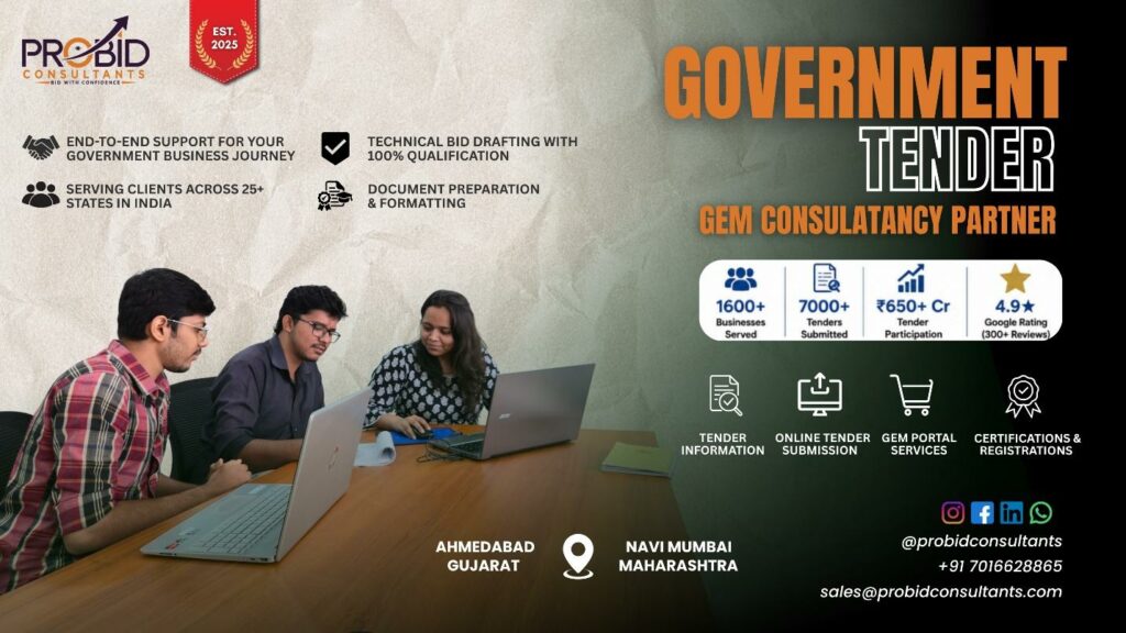 ProBid Consultants LLP Strengthens Its Position as a Trusted Government Tender & GeM Consultancy Partner Across India