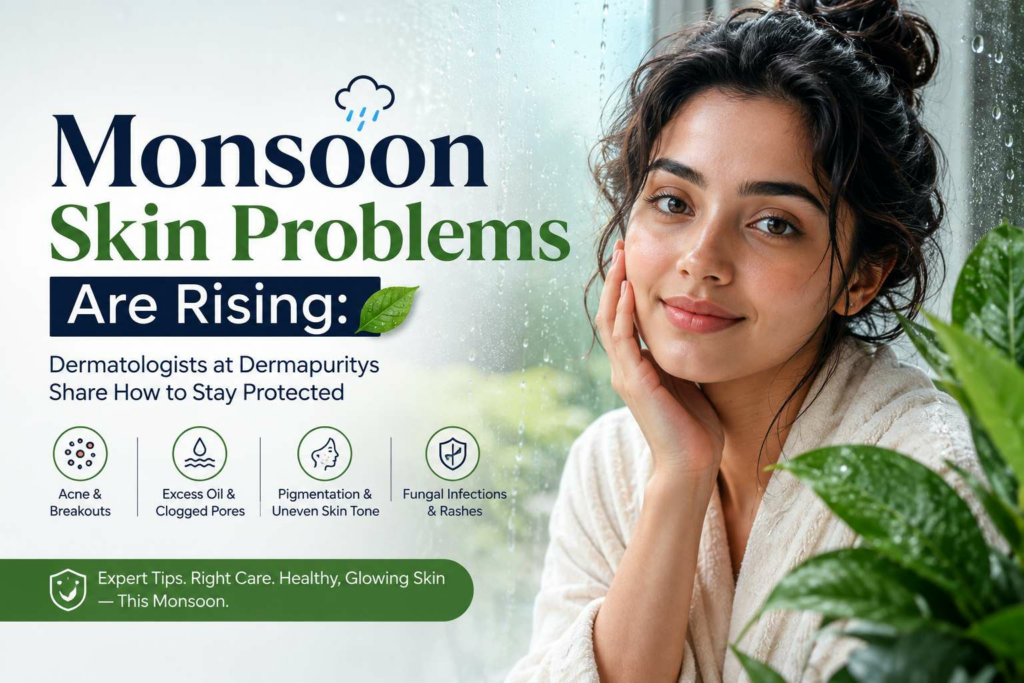 Monsoon Skin Problems Are Rising: Dermatologists at Dermapuritys Share How to Stay Protected