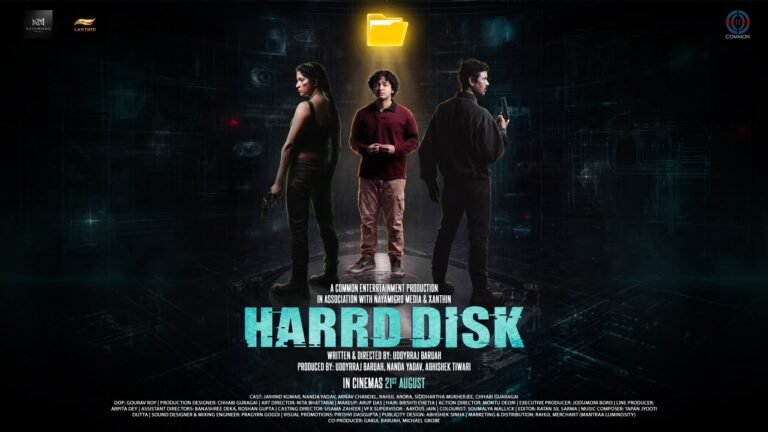 Nanda Yadav, Jaihind Kumar and Arnav Chandel’s action-comedy suspense thriller HARRD DISK to hit cinemas on August 21; first official poster unveiled
