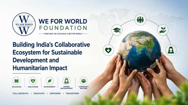 We For World Foundation: Building India’s Collaborative Ecosystem for Sustainable Development and Humanitarian Impact