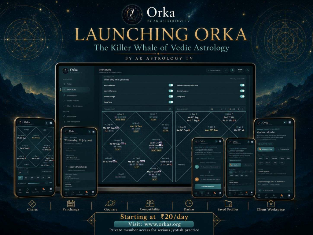 AK Astrology TV Launches Orka, a Private Vedic Astrology App Built for Serious Jyotish Practice