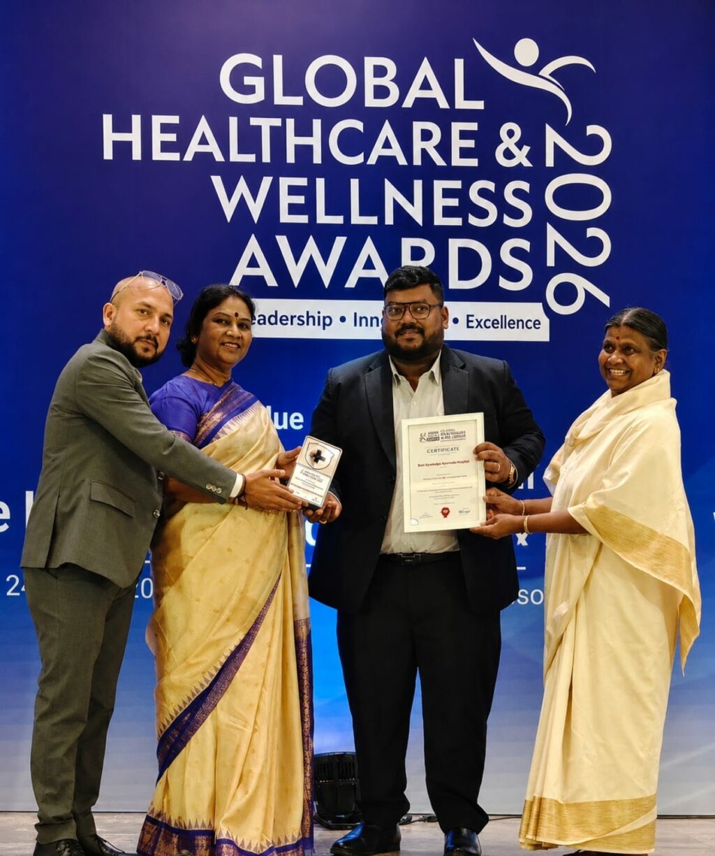 Sree Kayakalpa Ayurveda Receives National and Global Recognition as Dr. Aravind Chandrachoodan Honoured with Best Ayurveda Doctor Award