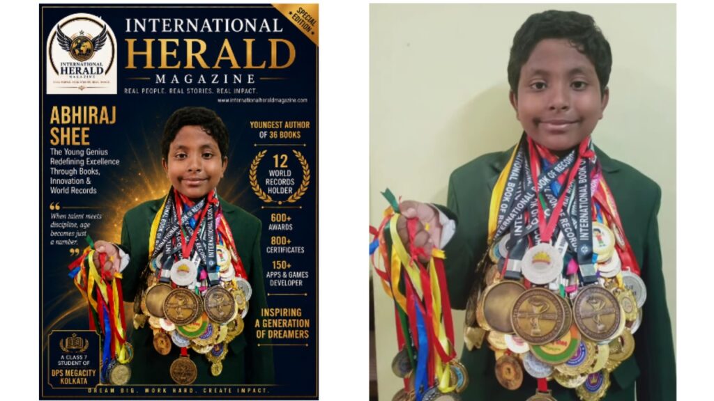 Abhiraj Shee: Young Author with 12 World Records, 600+ Awards, 800+ Certificates, 36 Published Books and 150+ Educational Apps