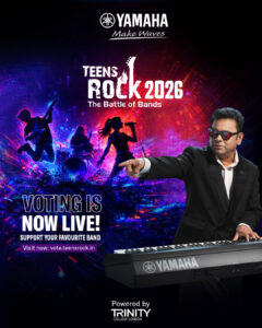 Yamaha Music India Reveals Top 20 Bands for the Second Round of Teens Rock – The Battle of Bands 2026; Public Voting Goes Live