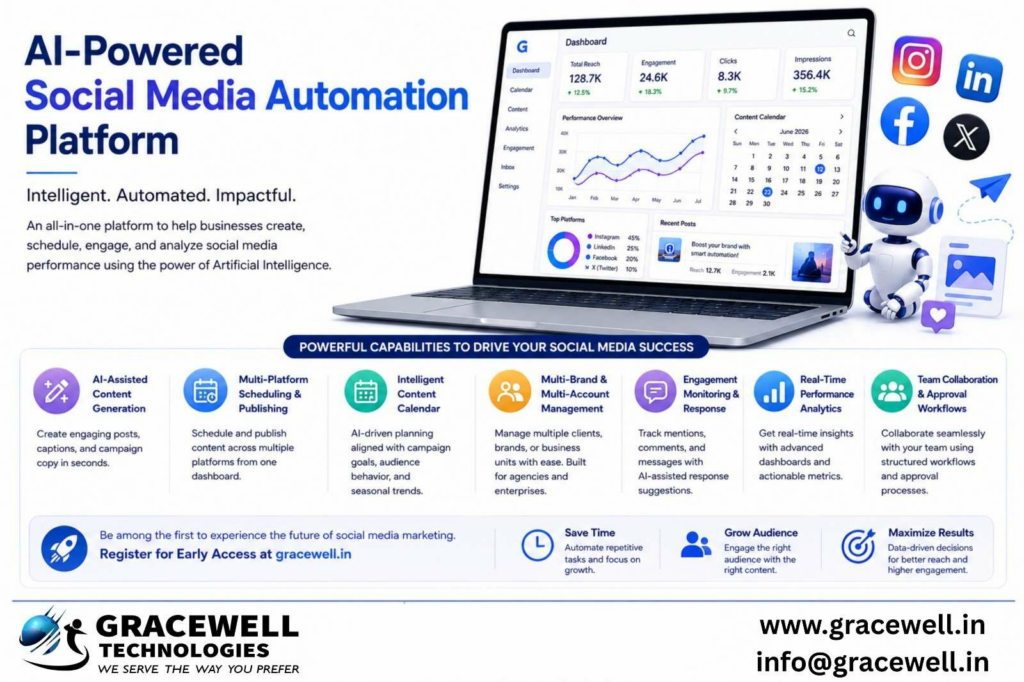Gracewell Technologies Announces Development of AI-Powered Social Media Automation Platform for Global Businesses
