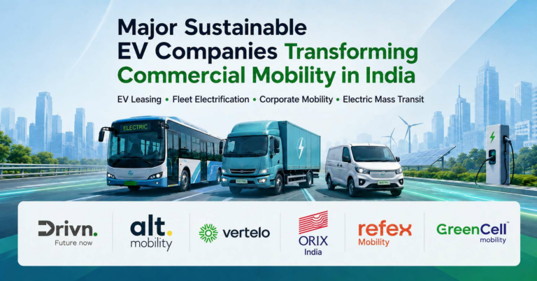 Major Sustainable EV Companies Transforming Commercial Mobility in India