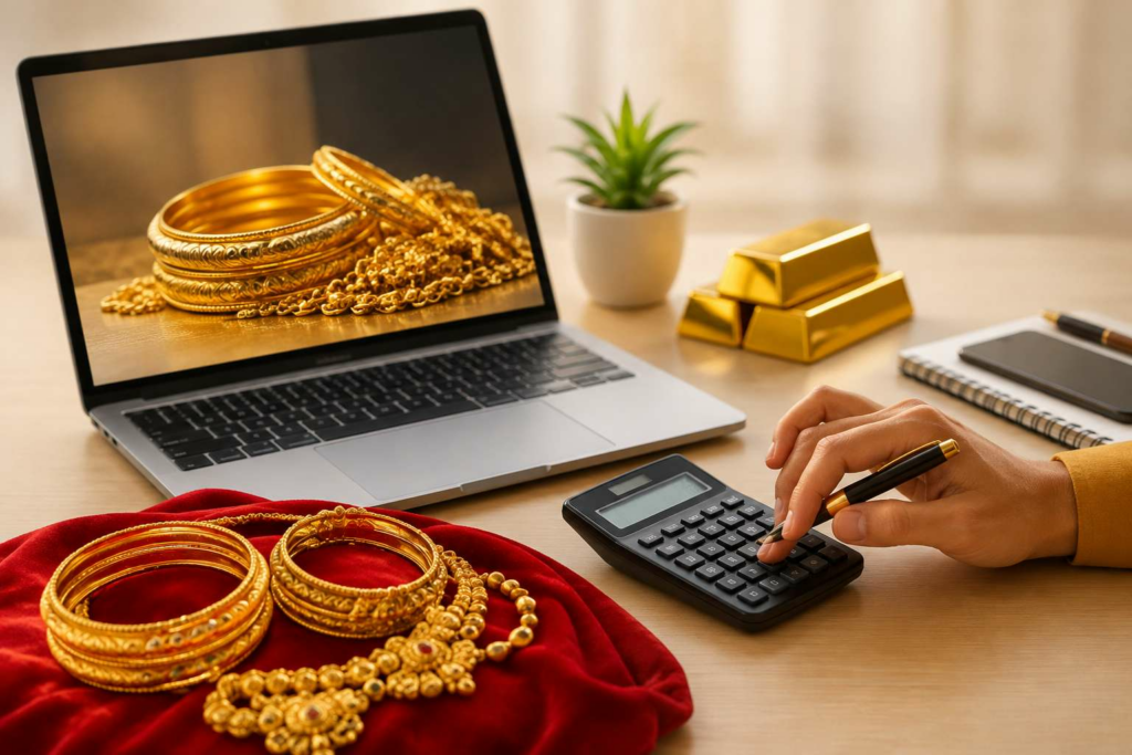 Using the Online Bajaj Finance Gold Loan Calculator Before Applying for a Gold Loan