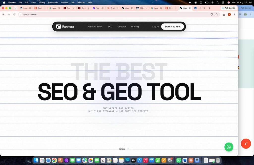 Rankora Introduces AI-Powered SEO and GEO Platform to Help Brands Improve Visibility Across Search Engines and Large Language Models