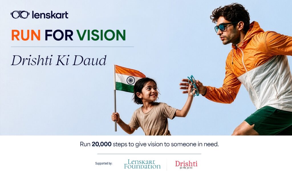 Lenskart Launches ‘Drishti Ki Daud’, Turning Everyday Steps into a Nationwide Movement for Better Vision