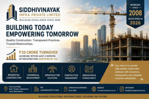 Siddhivinayak Infra Private Limited: From a Legacy of Construction Since 2008 to a ₹10 Crore Milestone Within Two Months of Registration