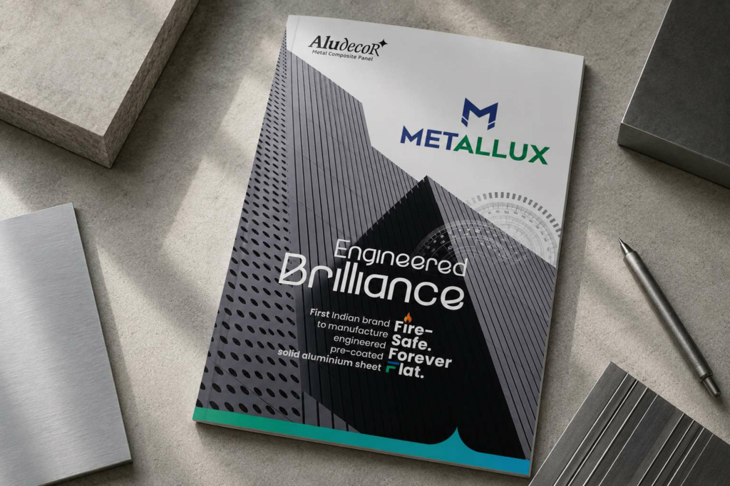 ALUDECOR LAUNCHES METALLUX, ITS ENGINEERED PRE-COATED SOLID ALUMINIUM SHEET