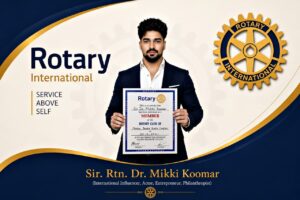 Honorary Rotarian Mikki Koomar Announces 100 Global Campaigns — A New Era Of Service, Leadership & Humanitarian Impacts Through United Nexus Organization