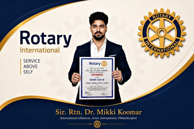 Honorary Rotarian Mikki Koomar Announces 100 Global Campaigns — A New Era Of Service, Leadership & Humanitarian Impacts Through United Nexus Organization