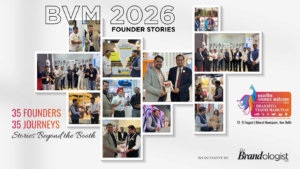 Beyond the Booth: The Brandologist Co. Captures 35 Founder Stories at Bharatiya Vyapar Mahotsav (BVM) 2026