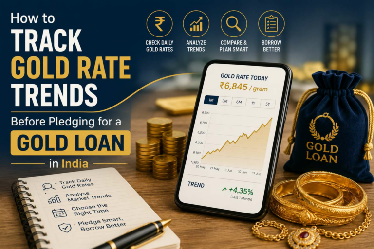 How to Track Gold Rate Trends Before Pledging for a Gold Loan in India