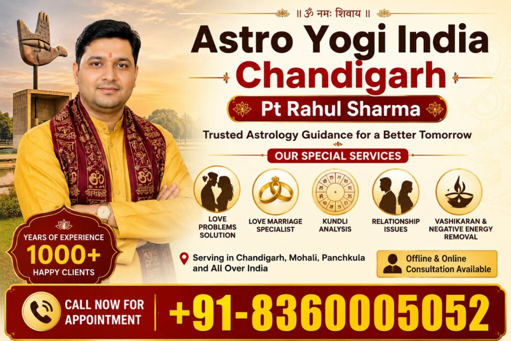 Best Astrologer in Chandigarh – Astro Yogi India Chandigarh | Pt Rahul Sharma