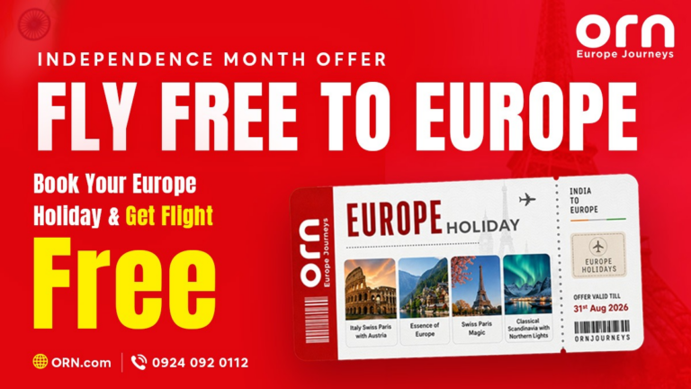 Fly Free to Europe: Independence Month Exclusive Offer with ORN.COM