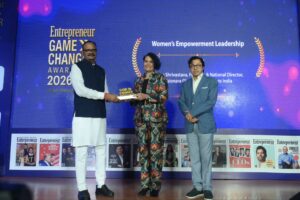 Binita Shrivastava Honoured with Entrepreneur Game Changer Award 2026 for Women’s Empowerment Leadership