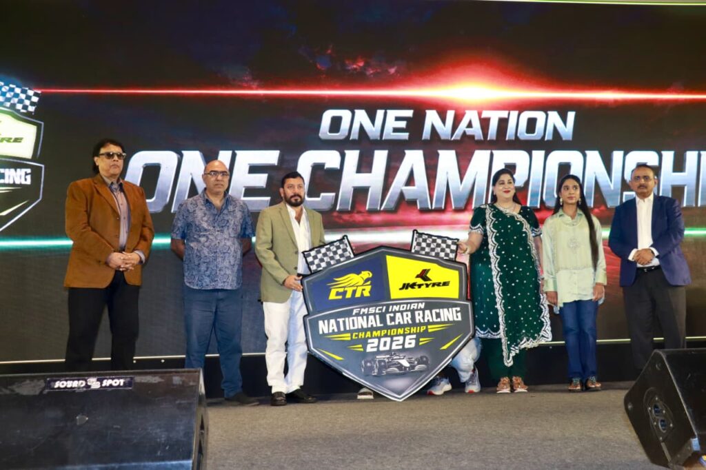 CTR-JK Tyre FMSCI Indian National Car Racing Championship 2026 Unveiled in Chennai