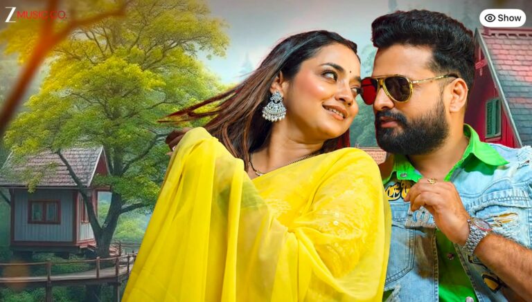 Superstar Ritesh Pandey and Aastha Singh’s pairing creates a sensation, ‘Saree Ke Palat Raja’ goes viral upon release