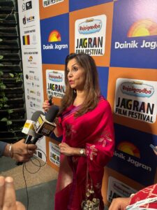 Lillete Dubey talks about Finding Peace Within at the Rajnigandha Presents Jagran Film Festival, saying, “Your Mental State Determines the Way You Look”