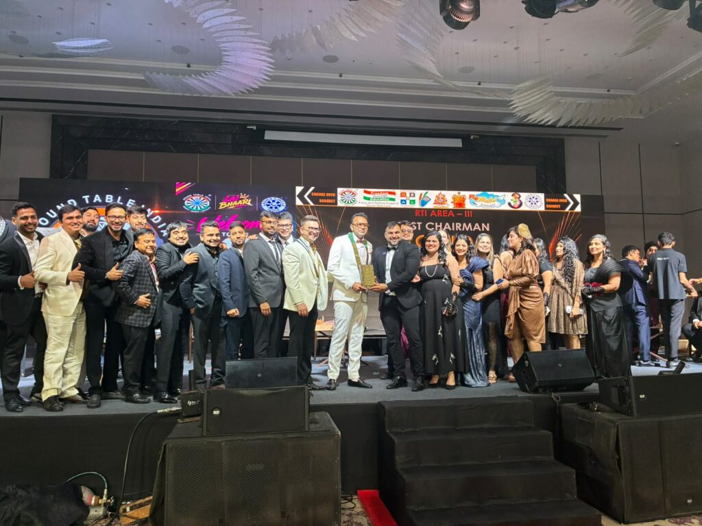 Raipur United Round Table 344 Bags Multiple Gold Awards at Round Table India Area 3 & 15 AAGM